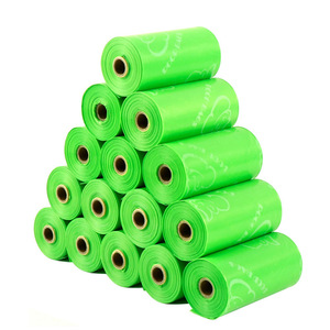 Sacs à déjections canines épaissis en papier biodégradable, fournisseur OEM ODM, personnalisables, sacs écologiques pour déchets d'animaux - Product Image 3