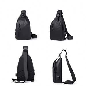 Riñoneras Casuales de Moda al por Mayor para Hombre, Bolsa de Cintura Impermeable con Múltiples Bolsillos para Exteriores, Bolsa de Pecho de Gran Capacidad para Viajes - Product Image 4