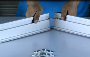 Perfil de Extrusión de Aluminio para Marco de Letreros Publicitarios de Interior, Montaje en Pared, Caja de Luz de Tela de 8 cm/80 mm de Grosor y 2 mm, Foshan - Product Image 5
