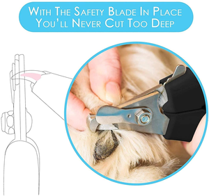 Coupe-ongles professionnel pour petits animaux, en acier inoxydable, tondeuse de toilettage pour chiens, avec protection de sécurité pour éviter les coupures, nettoyage facile, pour chats et chiens - Product Image 5