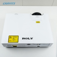 Proyector Láser de Tiro Corto ROLY de 6000 Lúmenes, 3LCD WUXGA, Compatible con Señal 4K, Proyector Multimedia Inmersivo para Juegos RL-CS6U