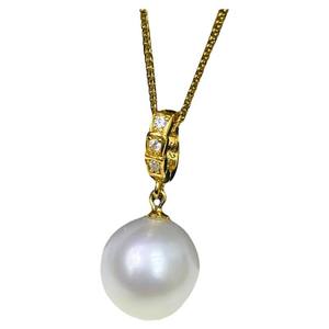 31235DIY S925 <b>Silver</b> Pendant with 10-13mm Round Beads Empty Buckle <b>Necklace</b> Pendant Accessory for <b>Pearl</b> <b>Necklaces</b> - Product Image 5