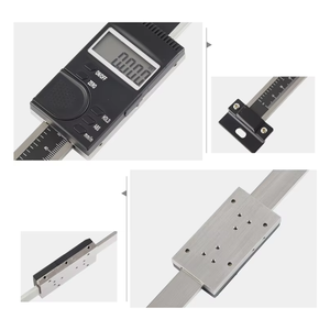 LCD 화면 디스플레이가있는 0-200mm 스테인리스 스틸 유연한 눈금자 선형 스케일 측정 ± 0.02mm 정확도 - Product Image 3