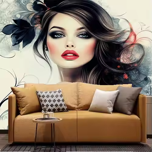 Papel tapiz impermeable para salón de belleza a la moda para mujer, decoración de <span class=keywords><strong>pared</strong></span> del dormitorio a prueba de humedad, revestimiento de vinilo de tela para Home Mall Hospital - Product Image 2
