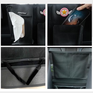 Sac à main pour voiture Organisateur de siège arrière en cuir de luxe Sac de rangement grande capacité - Product Image 6
