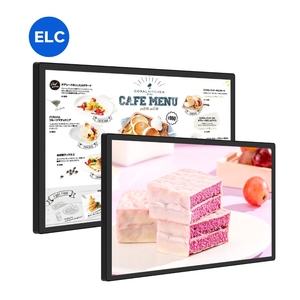 Nhà Hàng Wall Mount kỹ thuật số biển hiển thị quảng cáo 27 32 43 55 inch Android 10 Tablet <span class=keywords><strong>PC</strong></span> thương mại Bảng Menu hiển thị - Product Image 1