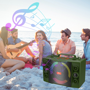 Altavoz Bluetooth Portátil Profesional ZQS-816T Solar <span class=keywords><strong>de</strong></span> 6.5 Pulgadas, Altavoz Grande Inalámbrico para Fiestas al Aire Libre con Luces LED - Product Image 5