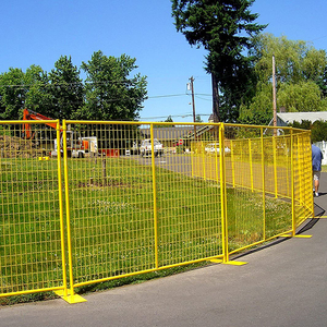 Xây Dựng Mạ Kẽm Ngoài Trời Canada Trang Web 6X9.5 Ft Pvc Tạm Thời Hàng Rào An Ninh Panels - Product Image 5