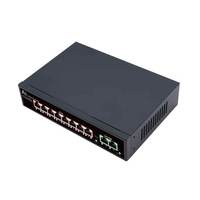 Commutateur PoE industriel 10 ports Ethernet, 8 ports PoE, 100M Uplink, IA, OEM, vente chaude en usine