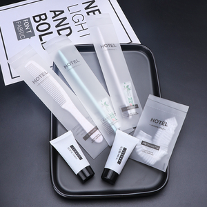 Vente en gros brosse à dents de chapeau de douche biodégradable bon marché, sac d'emballage Transparent givré pour équipement d'hôtel - Product Image 1