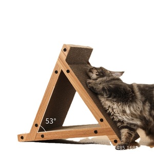 Griffoir pour chat Fukumaru en gros, lit à griffer intégré perforé six faces, jouet pour chat résistant à l'usure, pour animaux de compagnie - Product Image 4