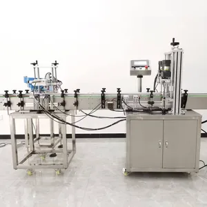 High Speed Automatic Desktop Screw Capping Glass Plastic Bottle Capping Machine