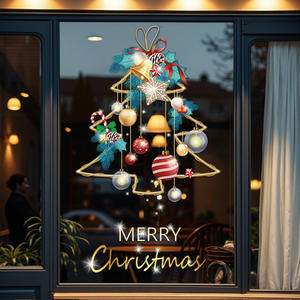 Joyeux Noë<span class=keywords><strong>l</strong></span> 2025 Fenêtre Autocollant De Noë<span class=keywords><strong>l</strong></span> Décorations Pour La Maison Nouvel An Natal Cadeaux Ornement De Noë<span class=keywords><strong>l</strong></span> Boule De Noë<span class=keywords><strong>l</strong></span> Ornements D'arbre - Product Image 4