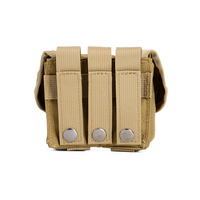 Pochette tactique multifonction Lupu Mini pour ceinture, idéale pour la randonnée en forêt, avec double compartiment pour chargeurs et téléphone