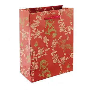 Saco Selo Papel Impermeável Glitter Natal Kraft Star Paper Bags