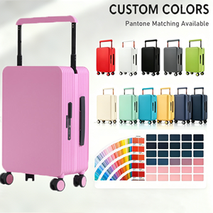 <span class=keywords><strong>Valise</strong></span> rigide à poignée large 20/24 pouces avec roulettes pour les voyages à l'aéroport et les escapades de week-end – Commande en gros - Product Image 4