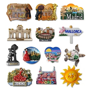 Imán de Nevera Personalizado de España, Imán de Refrigerador de Alta Calidad, Recuerdo, Bailarina de Flamenco de <span class=keywords><strong>Barcelona</strong></span>, Imán Decorativo para Nevera, Regalo - Product Image 1