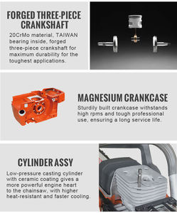 <span class=keywords><strong>เลื่อย</strong></span>ยนต์เบนซิน HUS272 ป้องกันการสั่นสะเทือน ขนาด 72.5 ซีซี สำหรับตัดต้น<span class=keywords><strong>ไม้</strong></span>ในแอฟริกา - Product Image 5