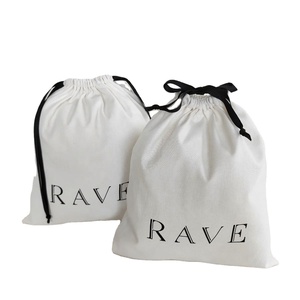 Pochette en coton noir avec cordon de serrage pour cartes de tarot, parfums et cadeaux, impression de logo personnalisée, sac anti-poussière réutilisable en mousseline de coton - Product Image 1