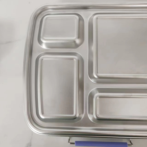 Boîte à goûter en métal anti-fuite pour adultes, nouveau design 304, boîte à lunch en acier inoxydable américaine et australienne - Product Image 1