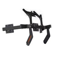 Support universel pour moniteurs en profilés aluminium, montage rapide et facile, réglage de précision, support pour quatre moniteurs pour simulateur de course