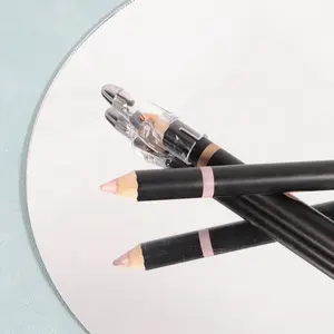 Doppelkopf-Highlight-Brow-Konturen-Stift Holzstift nachhaltige Highlight-Schmink-Versteck Bronzer-Stift Augenbrauen-Highlight-Stift