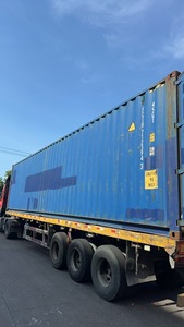 Contenedor de Transporte Marítimo Usado de 20 pies, Capacidad de 76.4 Pies Cúbicos, Estructura de Acero Azul para Carga y Almacenamiento - Product Image 2