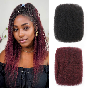 Extensions de cheveux humains 100% Originea, cheveux afro crépus en vrac pour micro-tresses, <span class=keywords><strong>dreadlocks</strong></span> au crochet, tressage bohème, double trame - Product Image 5