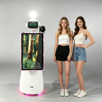 Nouveauté : Robot Photobooth Magique - Télécommande, Compatible DSLR, Écran Tactile 32'', Idéal pour les Fêtes