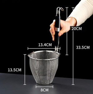 ที่กรองแ<span class=keywords><strong>บ</strong></span><span class=keywords><strong>บ</strong></span>ตะแกรงอเนกประสงค์สำหรั<span class=keywords><strong>บ</strong></span>ทอดเฟรนช์ฟรายส์พร้อมตะกร้า - Product Image 5