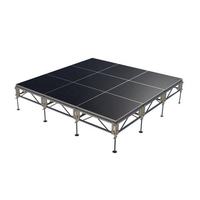 Plate-forme d'étape en aluminium de concert extérieur d'usine avec la conception portative d'étape d'événement de quatre jambes télescopiques pour des sports et le divertissement