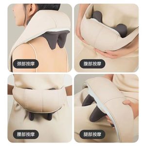Trapezius Muscle Massager Neck And Shoulder Electric Kneading Massage Shawl USB Rechargeable With Timing Control - Product Image 2
