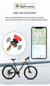Mini Dispositivo de Rastreo <span class=keywords><strong>GPS</strong></span> Oculto para Bicicleta, AirTag, <span class=keywords><strong>GPS</strong></span> para Bicicleta - Product Image 4