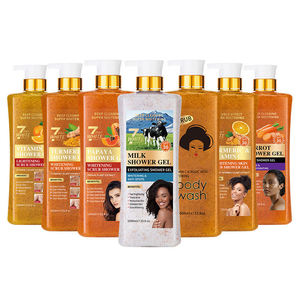 Exfoliante Corporal Espumoso Aclarante de Piel de Marca Privada con Coco, Cúrcuma, Vitamina C, Ácido Kójico y Papaya - Gel de Ducha - Product Image 3