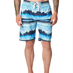 Vente en gros de shorts de bain à séchage rapide pour hommes-shorts de bain légers, confortables et élégants pour le surf, la plage et les vêtements décontractés - Product Image 6