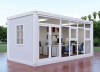 Casa Contenedor Desmontable de 20 pies/40 pies, Casa Modular Prefabricada Móvil para Oficina Temporal, Hotel, Dormitorio, Alojamiento en Sitio de Obra