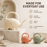 Arrosoir en forme d'éléphant pour plantes d'intérieur, outil de jardinage en plastique mignon pour enfants, cadeau décoratif, fournisseur en gros ODM