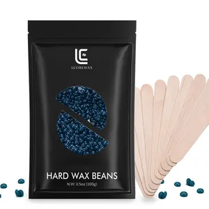 Lcorewax สําหรับการกําจัดขนน้ําตาลขี้ผึ้งบราซิลรักแร้หน้าอกไม่เจ็บปวดไม่มีแถบลูกปัดแว็กซ์แข็ง