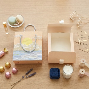 Light-colored Small Eco-friendly 100% Biodegradable Gift Cardboard Factory Direct Sales for Gift Packaging - Product Image 3