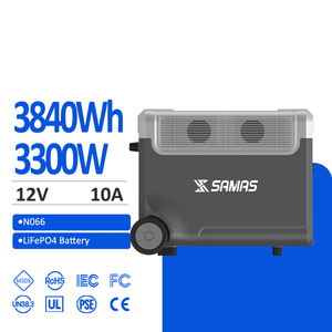 สถานีพลังงานแบบพกพา SAMAS 3000W พร้อมแบตเตอรี่เสริม ชาร์จด้วยพลังงานแสงอาทิตย์ได้ คลื่นไซน์บริสุทธิ์ และไฟฉายฉุกเฉิน N066 N066 N066 N06 - Product Image 1