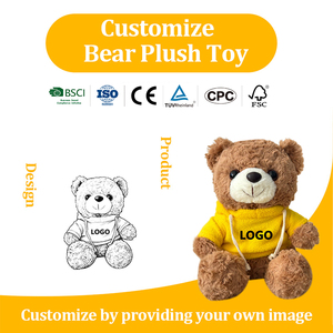 Orsacchiotto di Peluche con Imbottitura in Cotone PP, Super Morbido, Personalizzabile con Logo e Stampa, Regalo per San Valentino - Product Image 2
