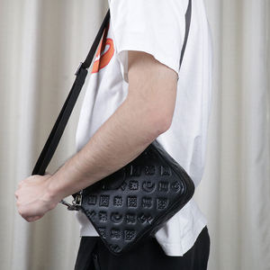 Bolso de mano de moda para hombre, bolso de mano personalizado para hombre, de cuero bolso de mano Pu, Cartera de gran capacidad, bolso de mano para hombre - Product Image 6