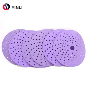 Film Disc Zirconia-alumina Purple Abrasive Sanding Disc With Film Base