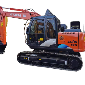 Excavatrice hydraulique sur chenilles d'occasion Hitachi ZX120 de 12 tonnes en excellent état de fonctionnement, à vendre. - Product Image 1
