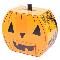 Boîte cadeau en carton rigide gaufré à la main pour Halloween, pour bonbons, chocolat, cosmétiques, emballage, Caixa De Presente