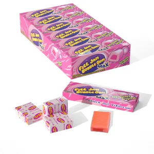 Chewing-gum à bulles rempli au centre de confiture OEM max flavours original