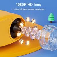 Microscopio Digital Portátil, Exploración al Aire Libre, Pantalla HD, Lupa Portátil, Herramienta de Observación Educativa, Mini Cámara para Niños