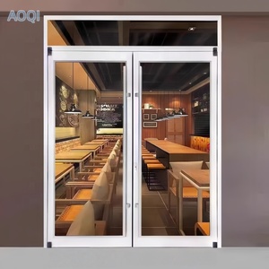 Прочные алюминиевые двери для фастфуда (KFC) бизнес-класса, устойчивые к загрязнениям и износу, на заказ для сетей ресторанов быстрого питания, простые в установке, новый опыт использования - Product Image 6