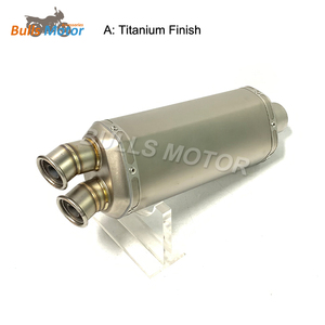 Alto rendimiento para DUKE790 ADV CB300R NINJA400 GSX600 motocicleta silenciador de escape de doble salida silenciador Motor <span class=keywords><strong>GP</strong></span> escape <span class=keywords><strong>Moto</strong></span> - Product Image 2