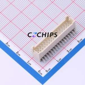 W200120K-32PY2423 Wire-to-Board Pin Header Bent Lead Through Hole,P=2mm Connector 2x16P 2mm Right Angle Insert PHB - Product Image 1